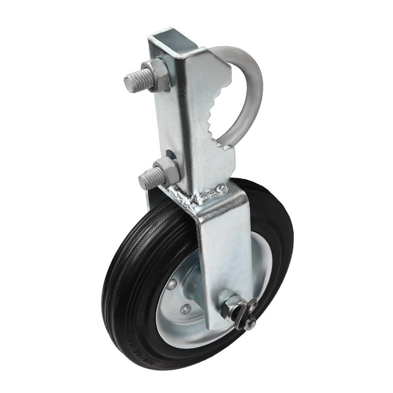 Mofeez Gate Wheel for Metal Swing Gate with 1-5/8"" Thru 2"" Gate Frames, Gate Support Wheel for Chain Link Fence, Prevent Gate from Dragging, Black - Image 5